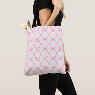 Baby Bow Trellis Rosa Bella Ribbon Tygkasse