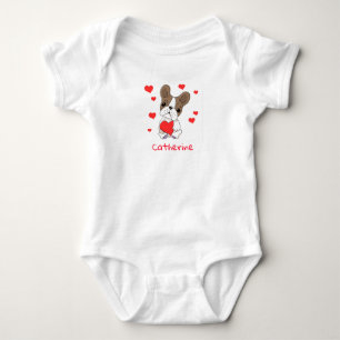 Baby Boxer med rödhjärter T Shirt