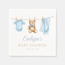 Baby Boy Blue Klädlinje Babykalas