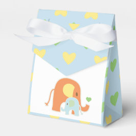 Baby Boy Elephant Shower Favor Box Presentaskar