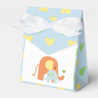 Baby Boy Elephant Shower Favor Box Presentaskar