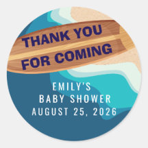 Baby Boy On Board Tack Sticker