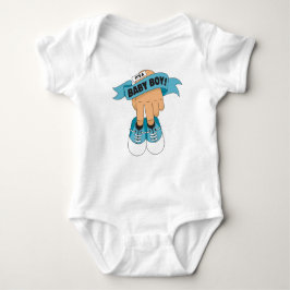 Baby Boy Shoe Banner – A Cute and Classic Welcome T Shirt