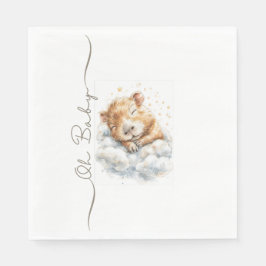 Baby Boy Shower • Oh Baby Capybara Design Pappersservett