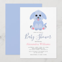 Baby Boy Spegeldok Blå Personlig Valp