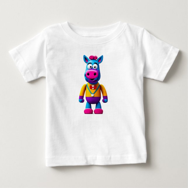 Baby Bra Jersey Horse T-Shirt (Framsida)