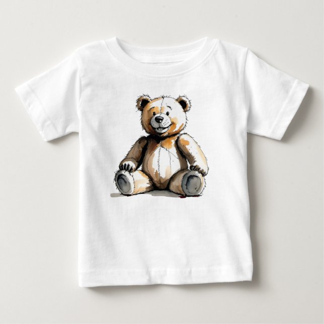 Baby Bra Jersey Nalle T-Shirt (Framsida)