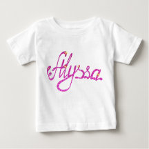 Baby Bra Jersey T-Shirt Alyssa namn