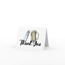 Baby Brewing Baby Shower Tackkort