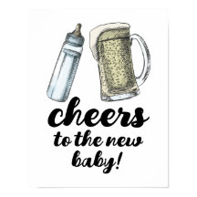 Baby Brewing Cheers till Nyfödd bebis-signalen