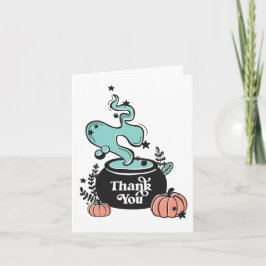 Baby Brewing Halloween Baby Shower Tack Kort