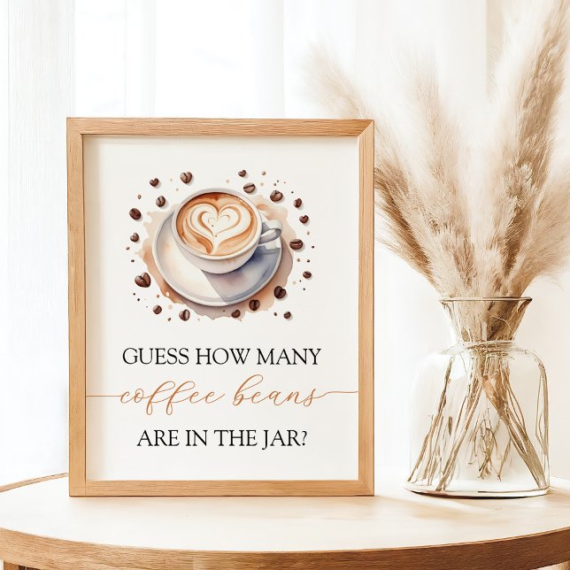 Baby bringar ett game-tecken på kaffefån poster (Skapare uppladdad)
