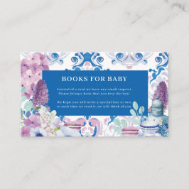 Baby brinner blommigt party Baby Shower Tilläggskort