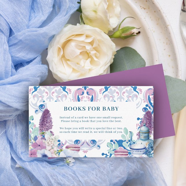 Baby brinner blommigt  party Baby Shower Tilläggskort (Skapare uppladdad)