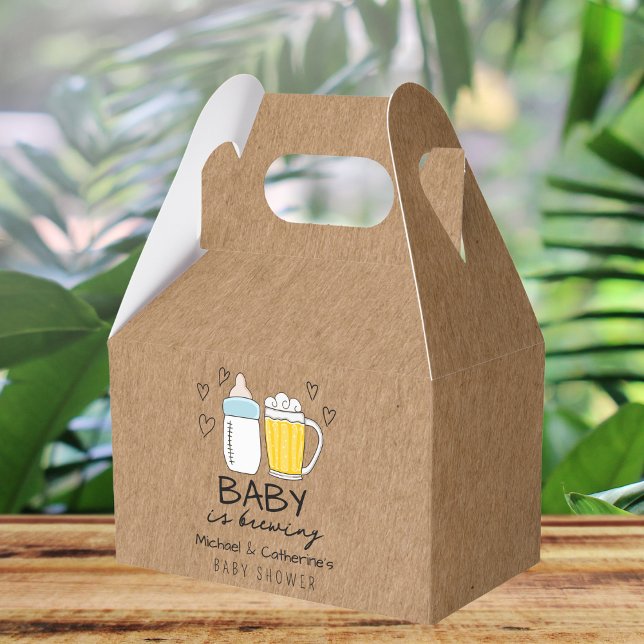 Baby brinner Flaska Beer Glass Baby Shower Presentaskar (Skapare uppladdad)