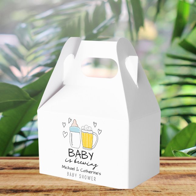 Baby brinner Flaska Beer Glass Baby Shower Presentaskar (Skapare uppladdad)