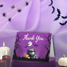 Baby brinner Halloween Baby Shower Tack Kort
