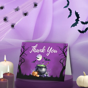Baby brinner Halloween Baby Shower Tack Kort