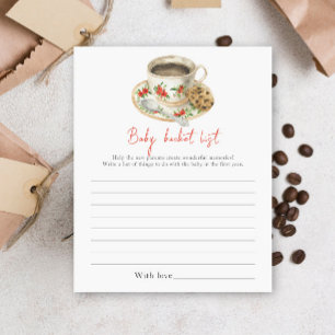 Baby brinner kaffe - Baby bucket-lista
