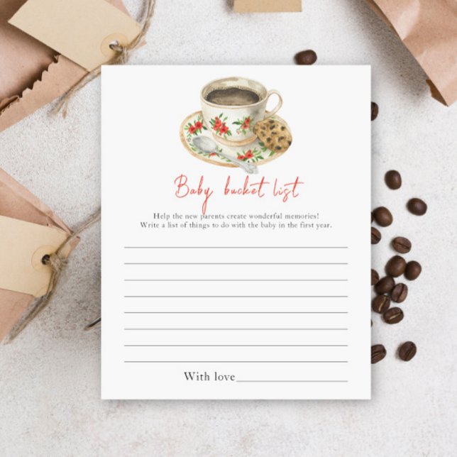 Baby brinner kaffe - Baby bucket-lista (Skapare uppladdad)