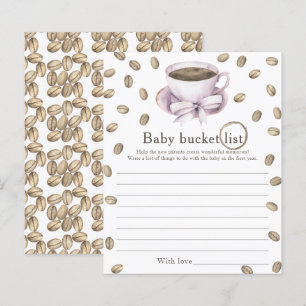 Baby brinner kaffe - Baby bucket-lista