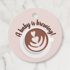 Baby brinner kaffe Brunch Baby Shower Sprinkle Gåvor Etiketter
