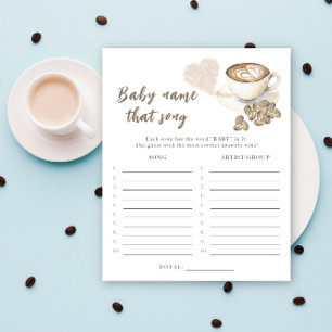 Baby brinner kaffe - Namn som sång-viltet
