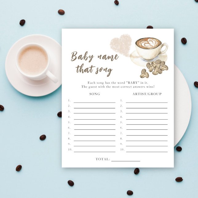 Baby brinner kaffe - Namn som sång-viltet (Skapare uppladdad)