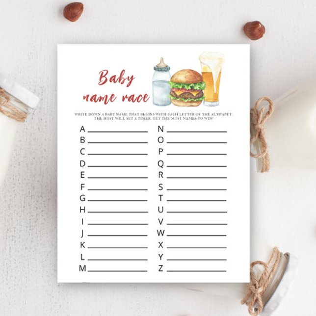 Baby brinner öl - Baby namn tävling vilt (Skapare uppladdad)