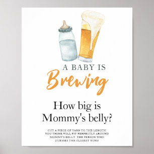 Baby brinner öl Hur stort är mamma Bürg? Poster