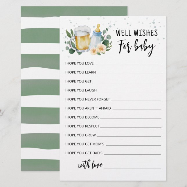 Baby brinner upp i god Önskemål för Baby (Fram/baksida)