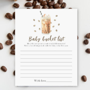 Baby brinner upp kaffe - Baby-bucketlista