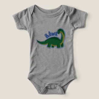 Baby-Brontosaurus tryck T Shirt