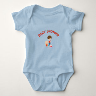 Baby Brother med Big Brother Soccer Ball T Shirt