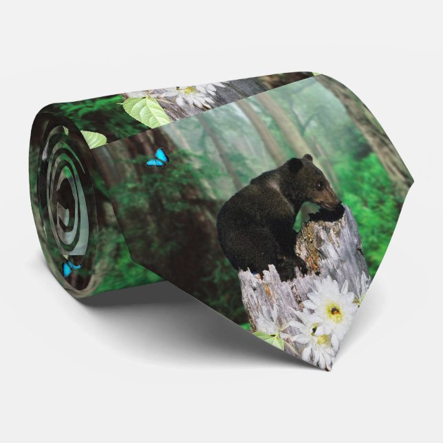 Baby Brown Bear, Neck Tie Slips (Rullad)