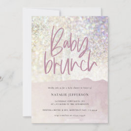 Baby brunch dusch Glitter gnistra  classy party