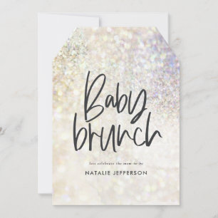 Baby brunch-dusch party glitter gnistra-klasser i