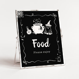 Baby brygger Halloween-matschildring Poster