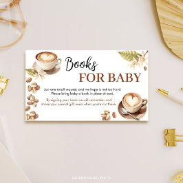 Baby brygger kaffe Baby Shower Böcker för baby Tilläggskort