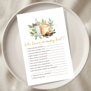 Baby brygger kaffe duschtur Vem vet Mamma spel