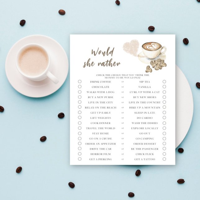 Baby brygger kaffe Gillar hon hellre (Skapare uppladdad)