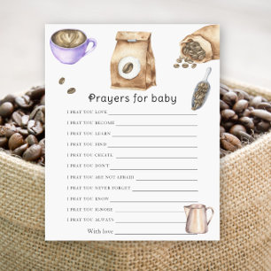 Baby brygger kaffepräkor för baby