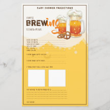 Baby bryggs - Öl - Showerlekar förutsägelser