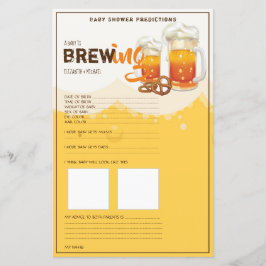 Baby bryggs - Öl - Showerlekar förutsägelser