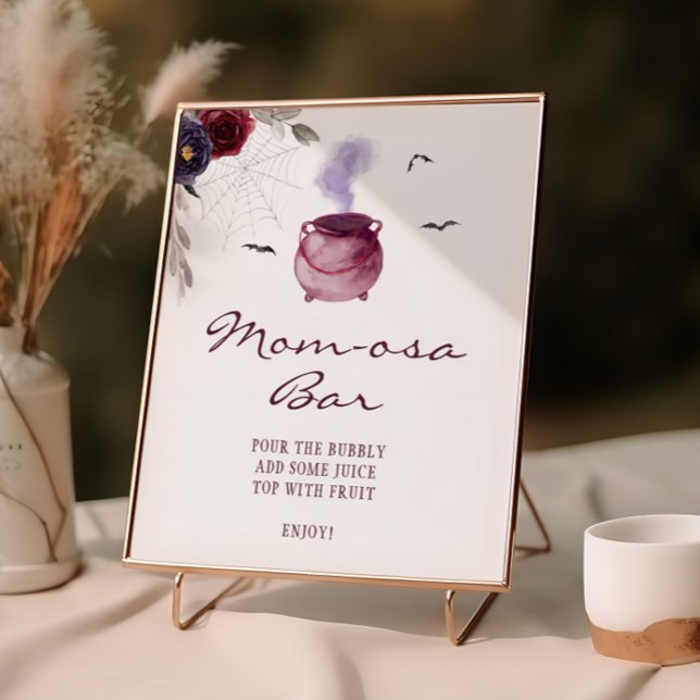 Baby bryter mot Halloween Momosa Pub Poster (Skapare uppladdad)