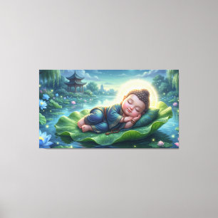 Baby Buddha Canvastryck