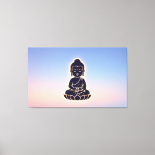 Baby Buddha Canvastryck