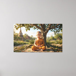 Baby Buddha Canvastryck