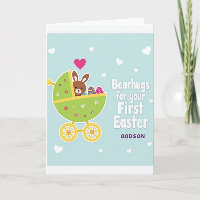 Baby Buggy Grattis-kort Kort (Framsida)
