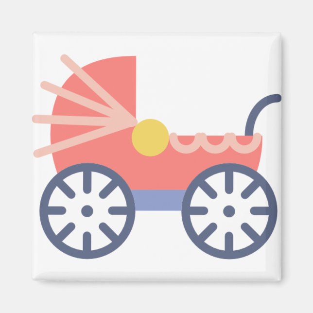 baby buggy magnet (Framsidan)